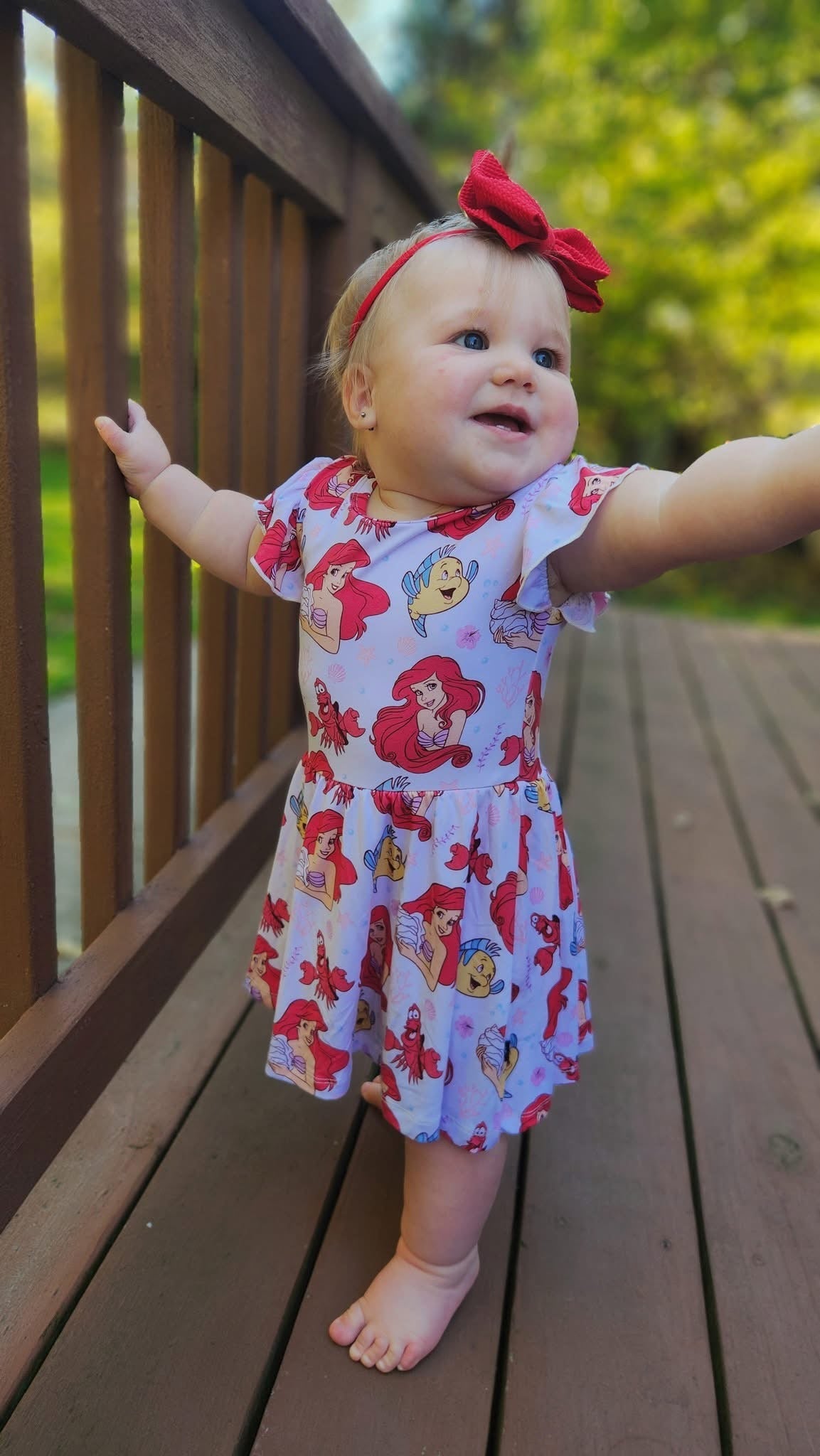 Coral Cutie: Bodysuit Twirl Dress