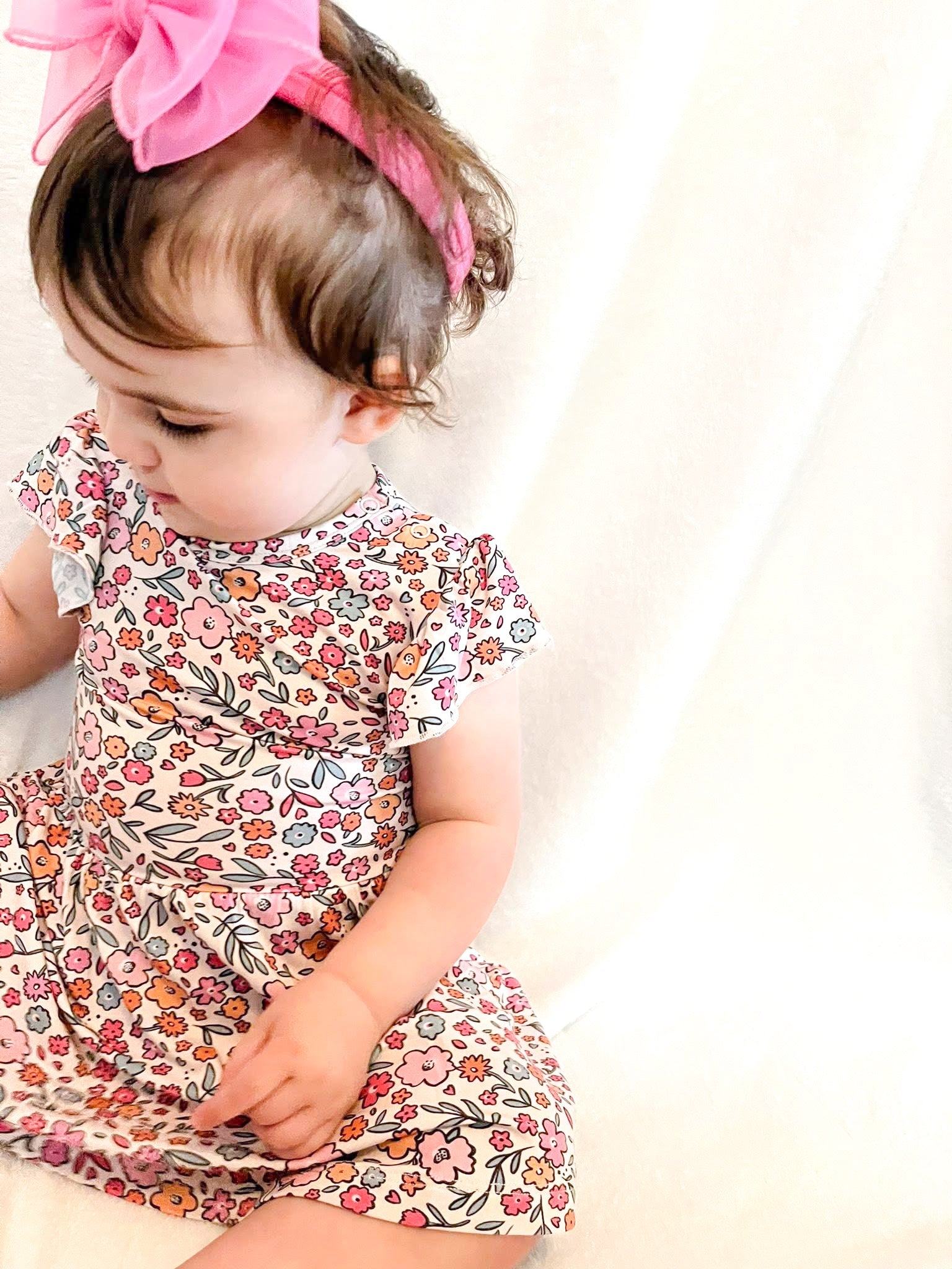 Blossom Bestie: Bodysuit Twirl Dress