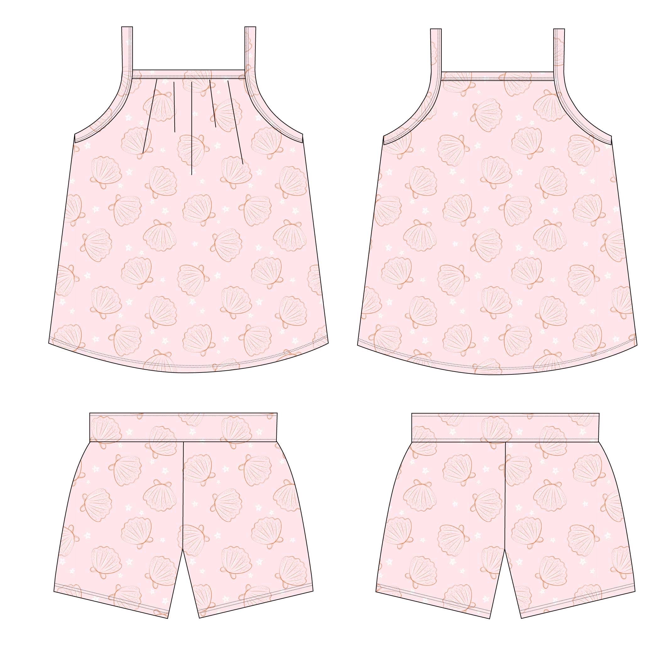 Coastal: Tank Short Set