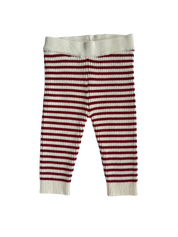 Candy Cane Striped Leggings