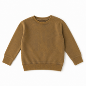 Acid Wash Crewneck | Chocolate