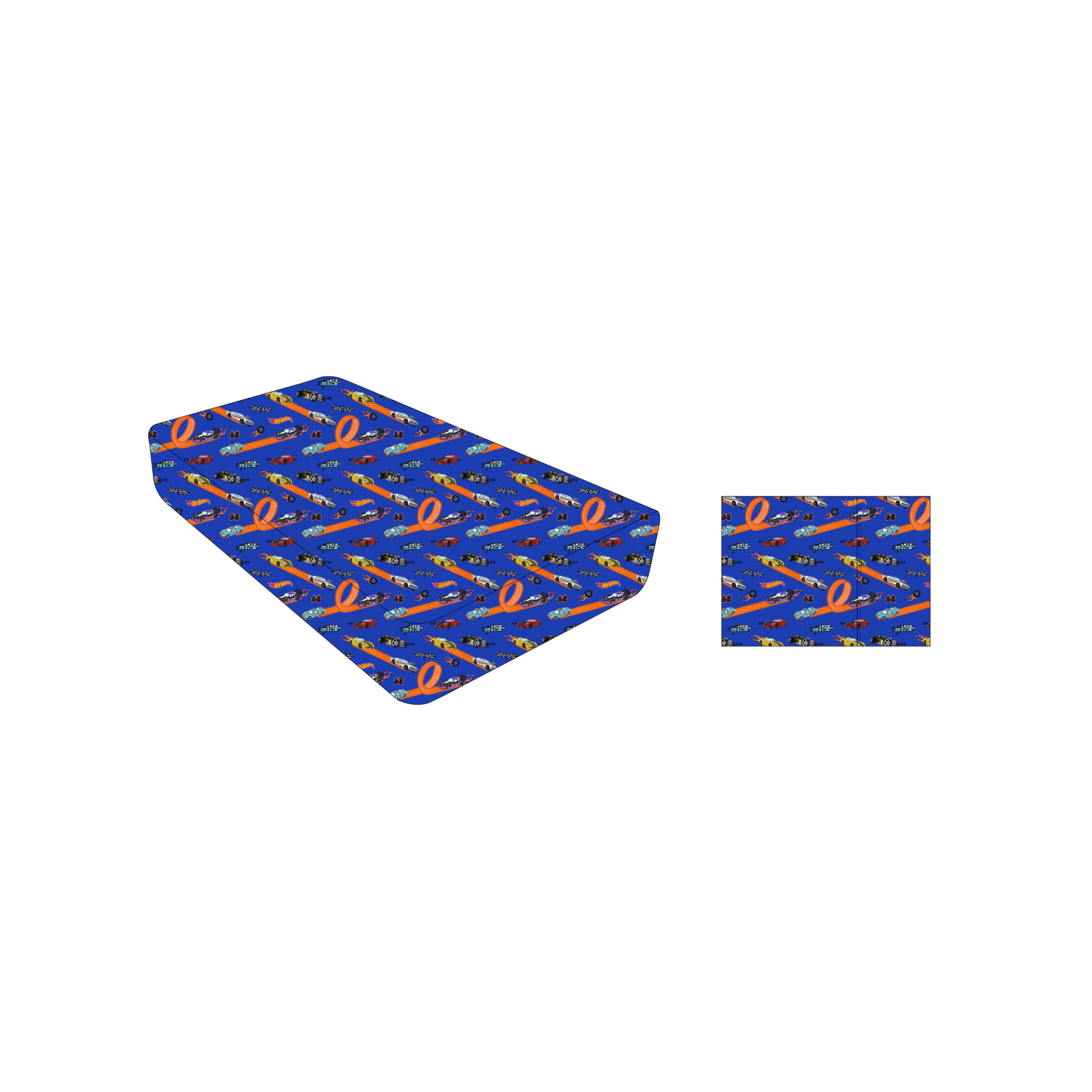 Burnout: Twin Fitted Sheet & Pillow Case