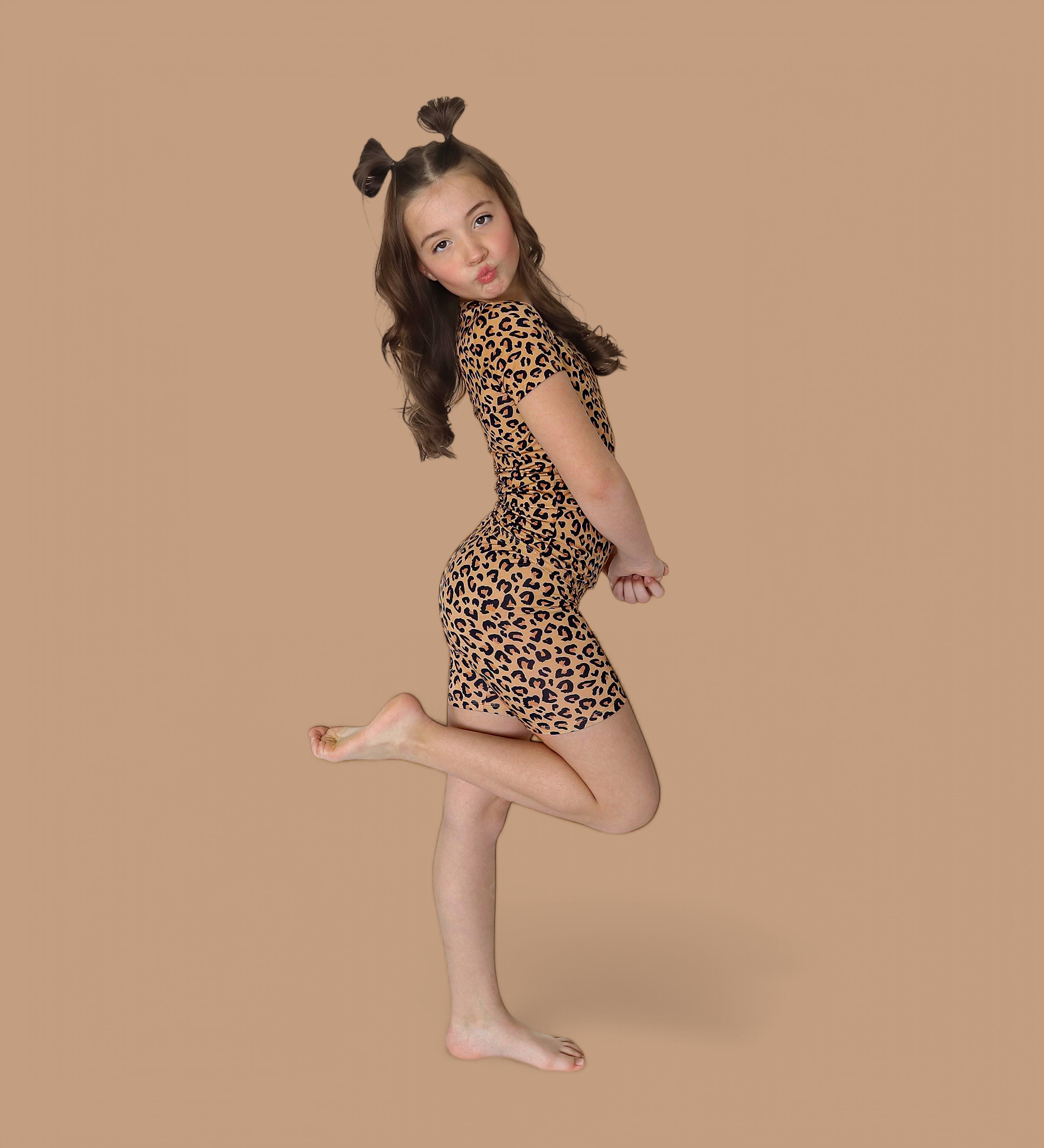 LEOPARD DREAM SHORT SET