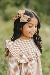 Gingham Ruffle Dress