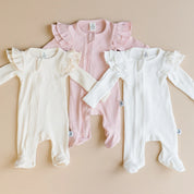 Organic Zip Footie Sets
