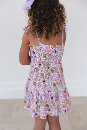 Snacks (pink) - Twirl Dress