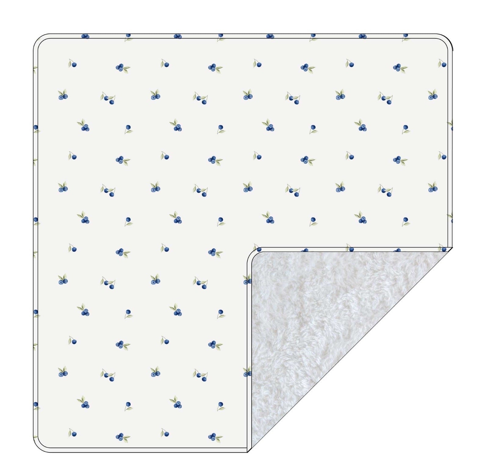 So Berry Sweet (ribbed) - Plush Blanket