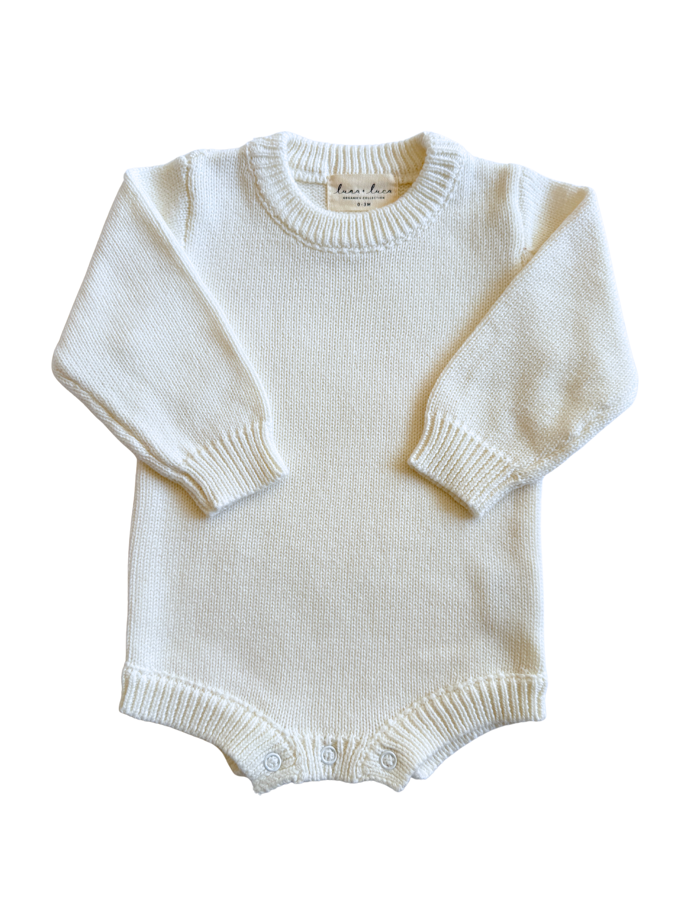 Essential Knit Romper - White