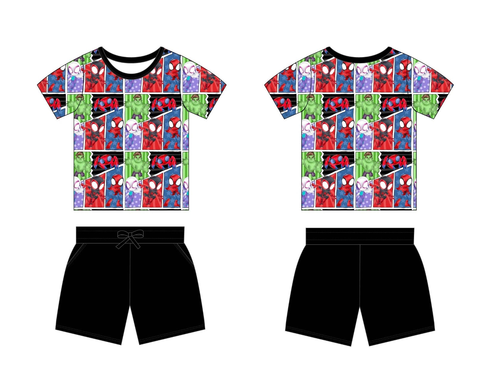 Web Heroes: Pocket Short & Tee