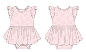 Coastal: Bodysuit Twirl Dress