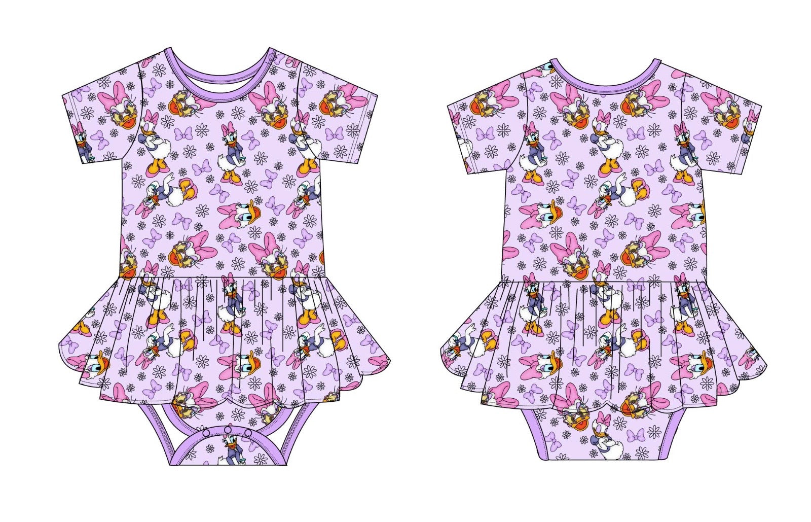 Daisy: Bodysuit Twirl Dress