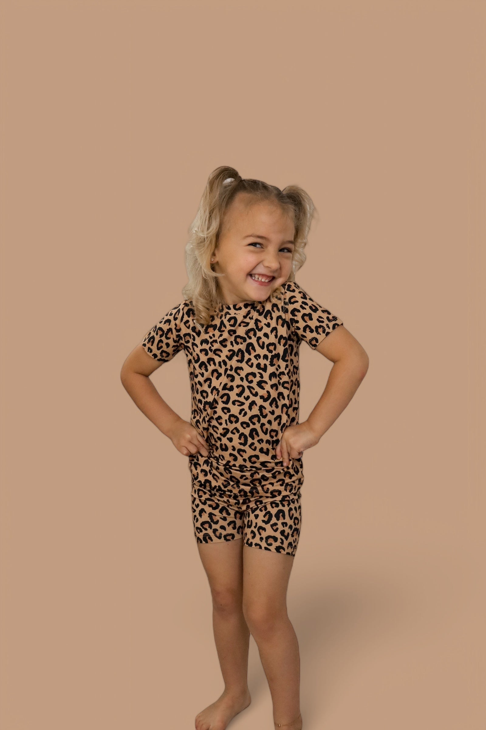 LEOPARD DREAM SHORT SET