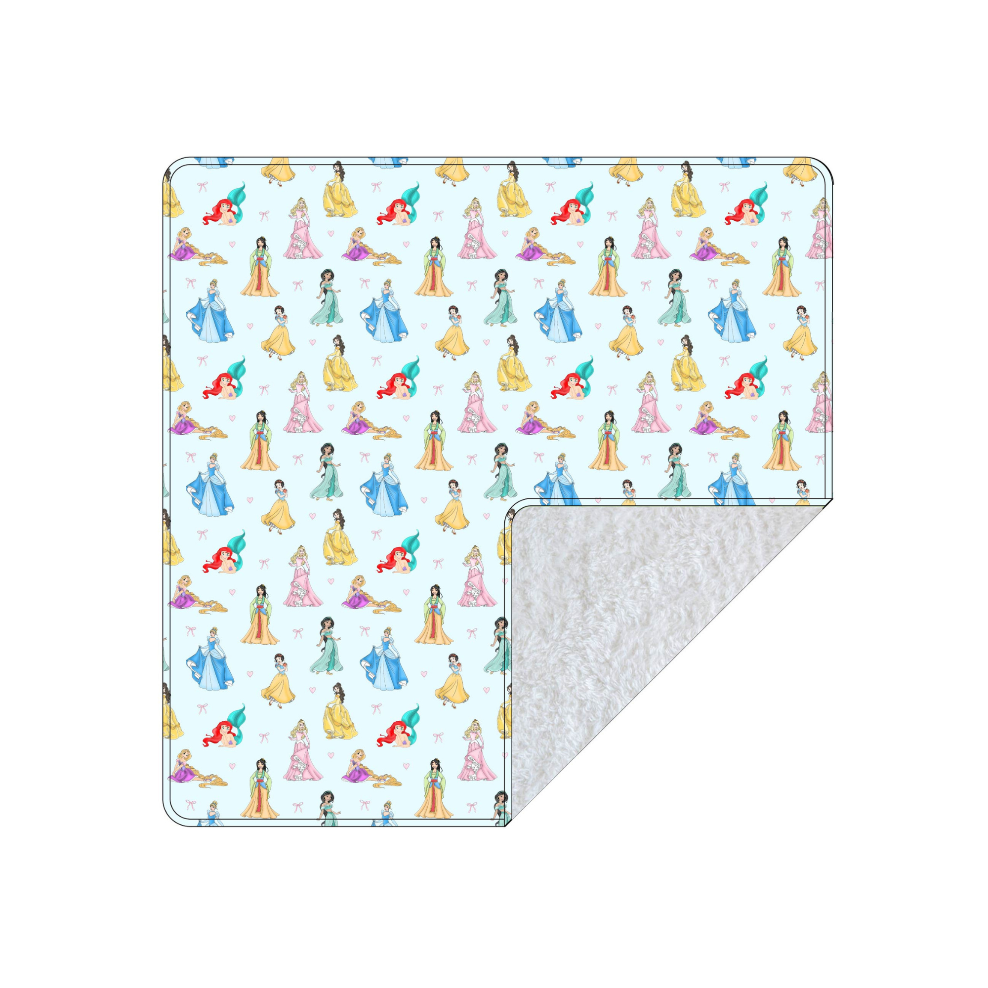 Royal Ribbons: Plush Blanket