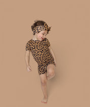 LEOPARD DREAM SHORT SET