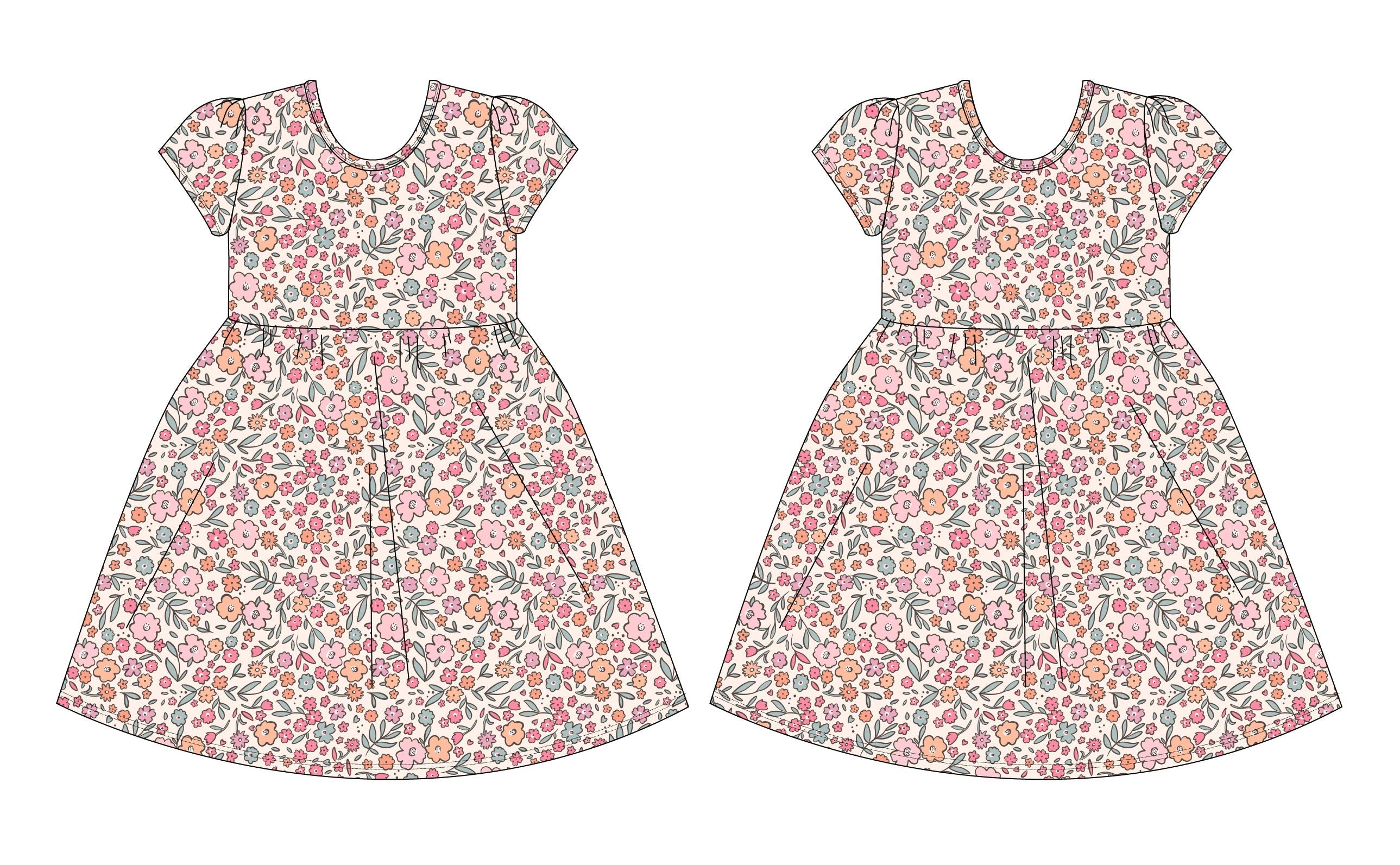 Blossom Bestie: Skater Dress