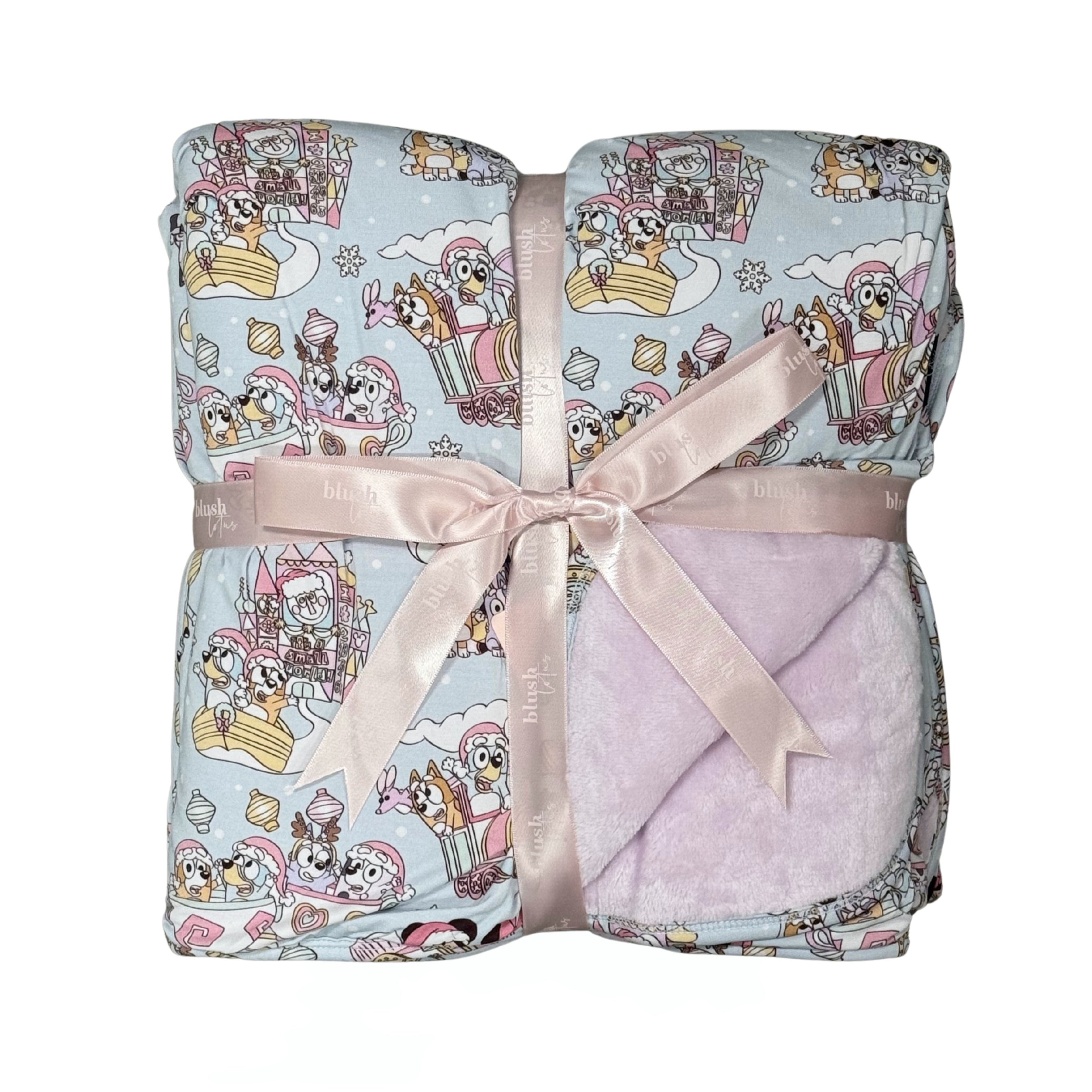 Winter Whirl - Plush Blanket