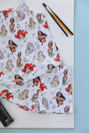 Doodle Princess (ribbed) - Tank Short Set