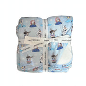 Frosty Friends: Plush Blanket