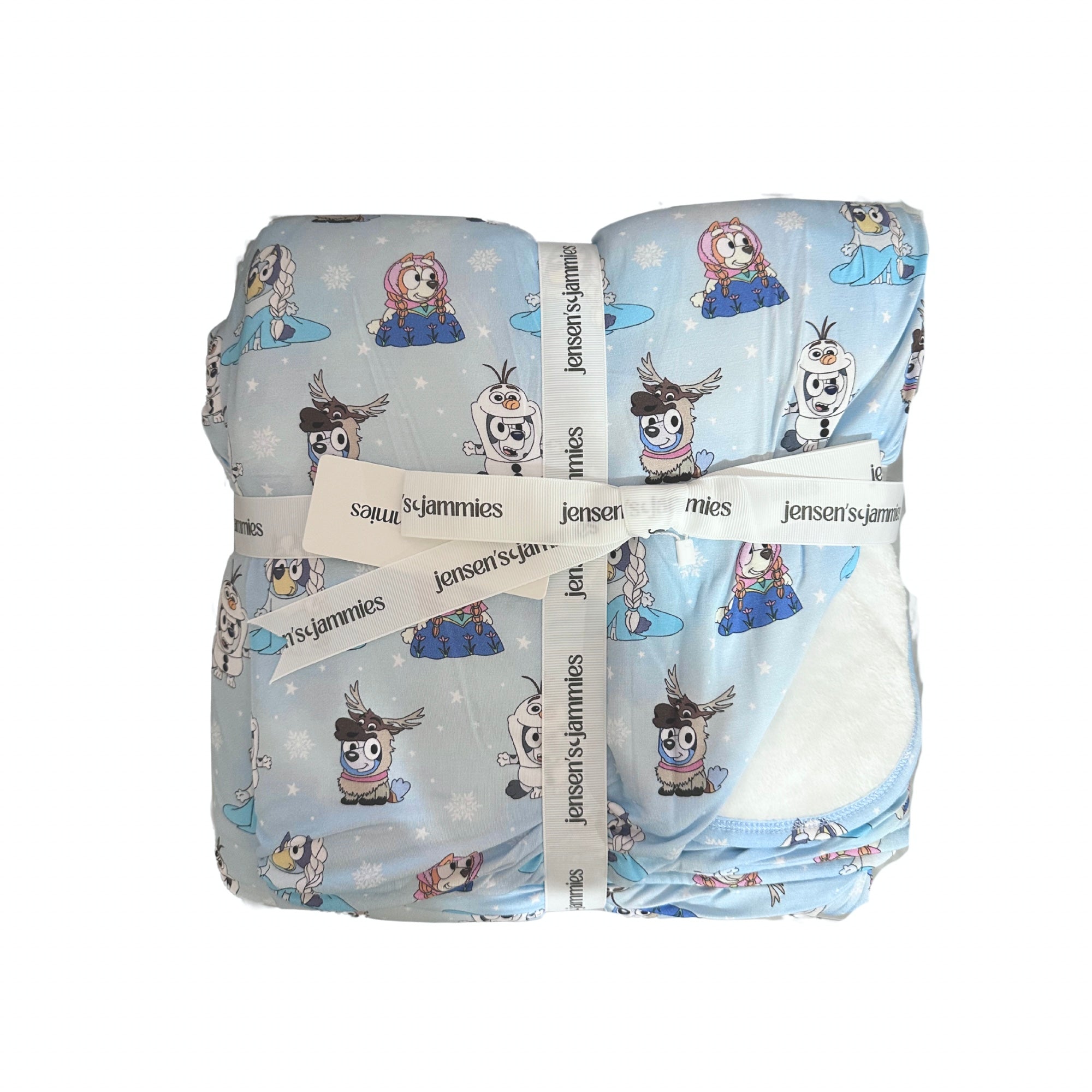 Frosty Friends: Plush Blanket
