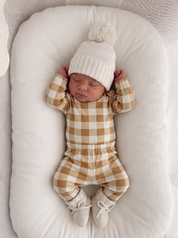 Western Gingham Bodysuit + Pant Set