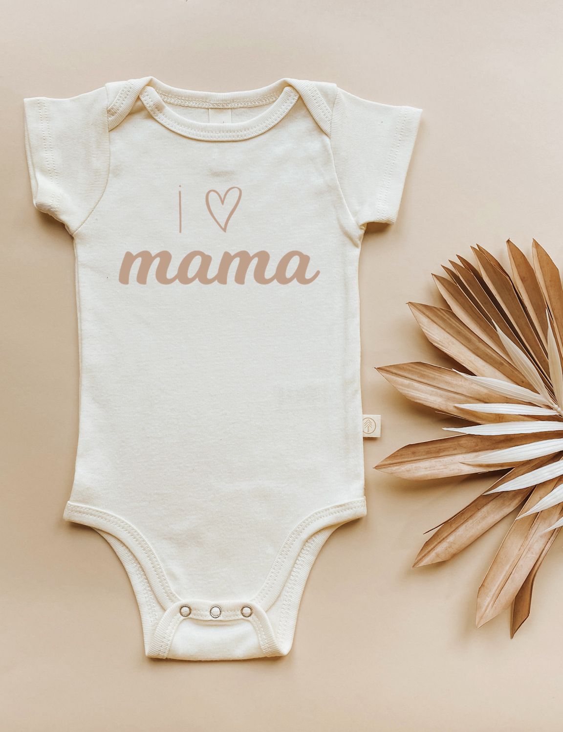 I Love Mama Organic Baby Bodysuit