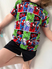 Web Heroes: Pocket Short & Tee