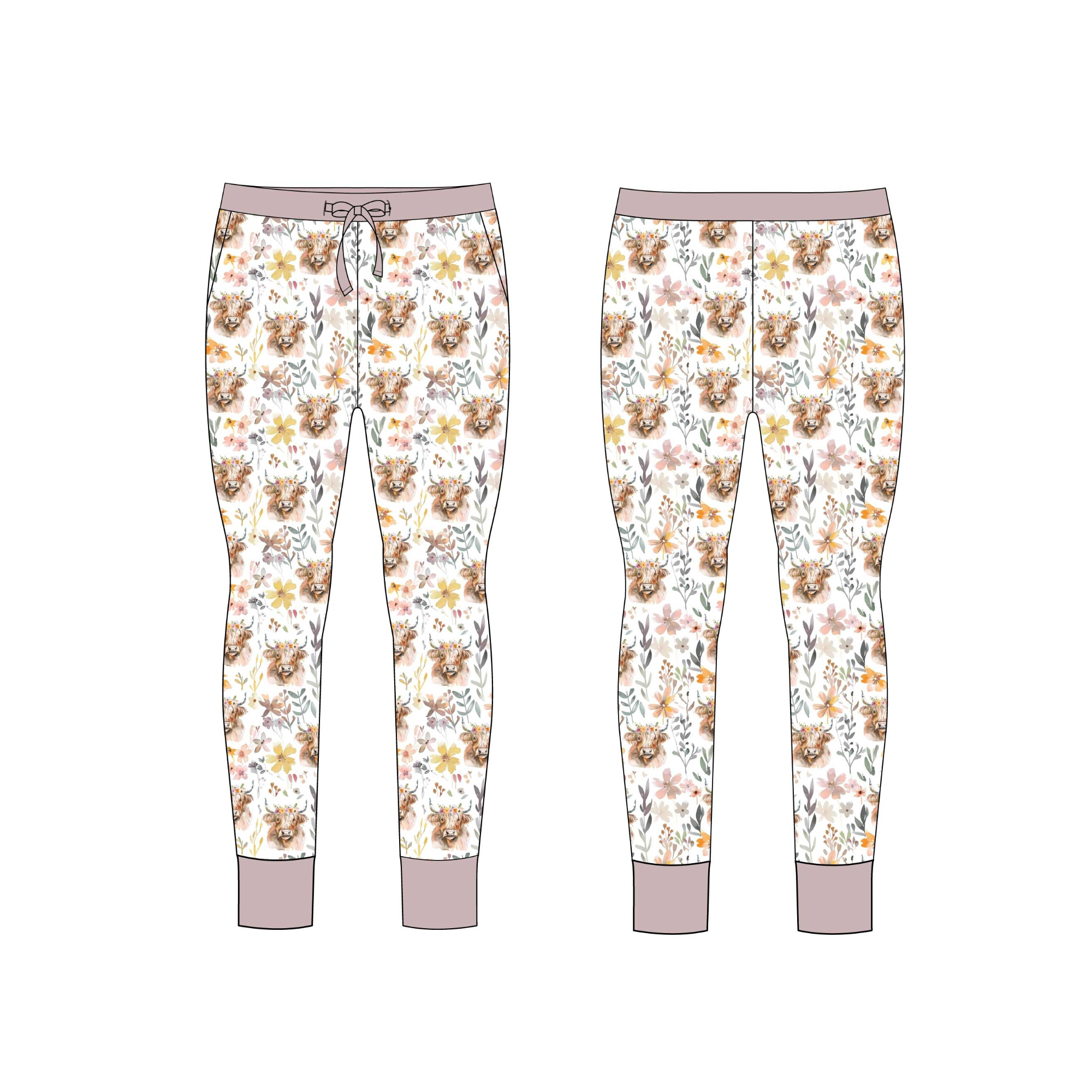 Pasture Petals: Women's Joggers