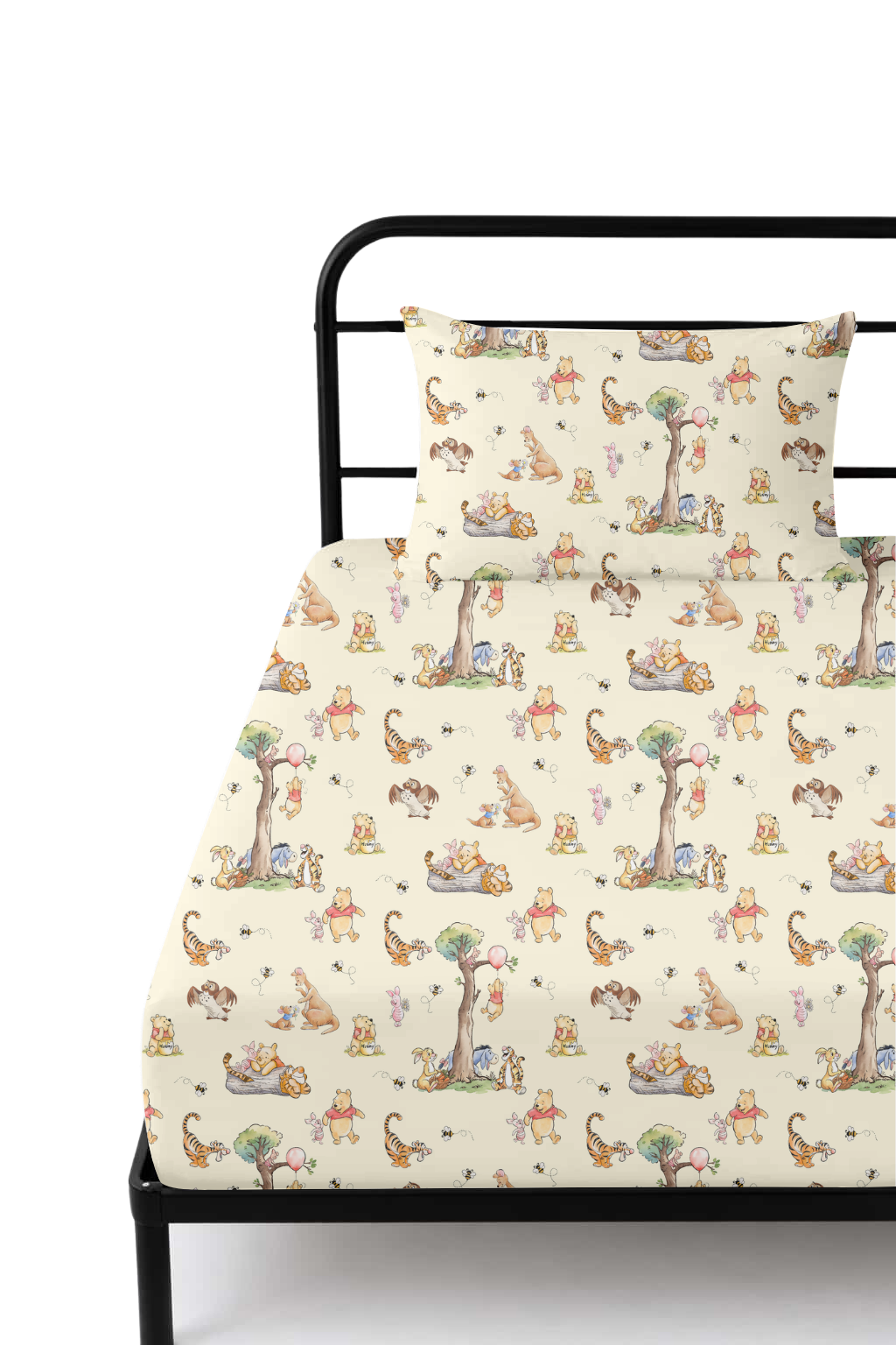 Honey: Twin Fitted Sheet & Pillow Case