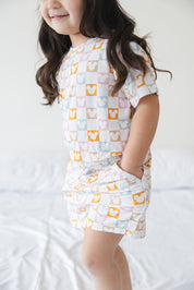 Checkerboard Charm - Pocket Short Set