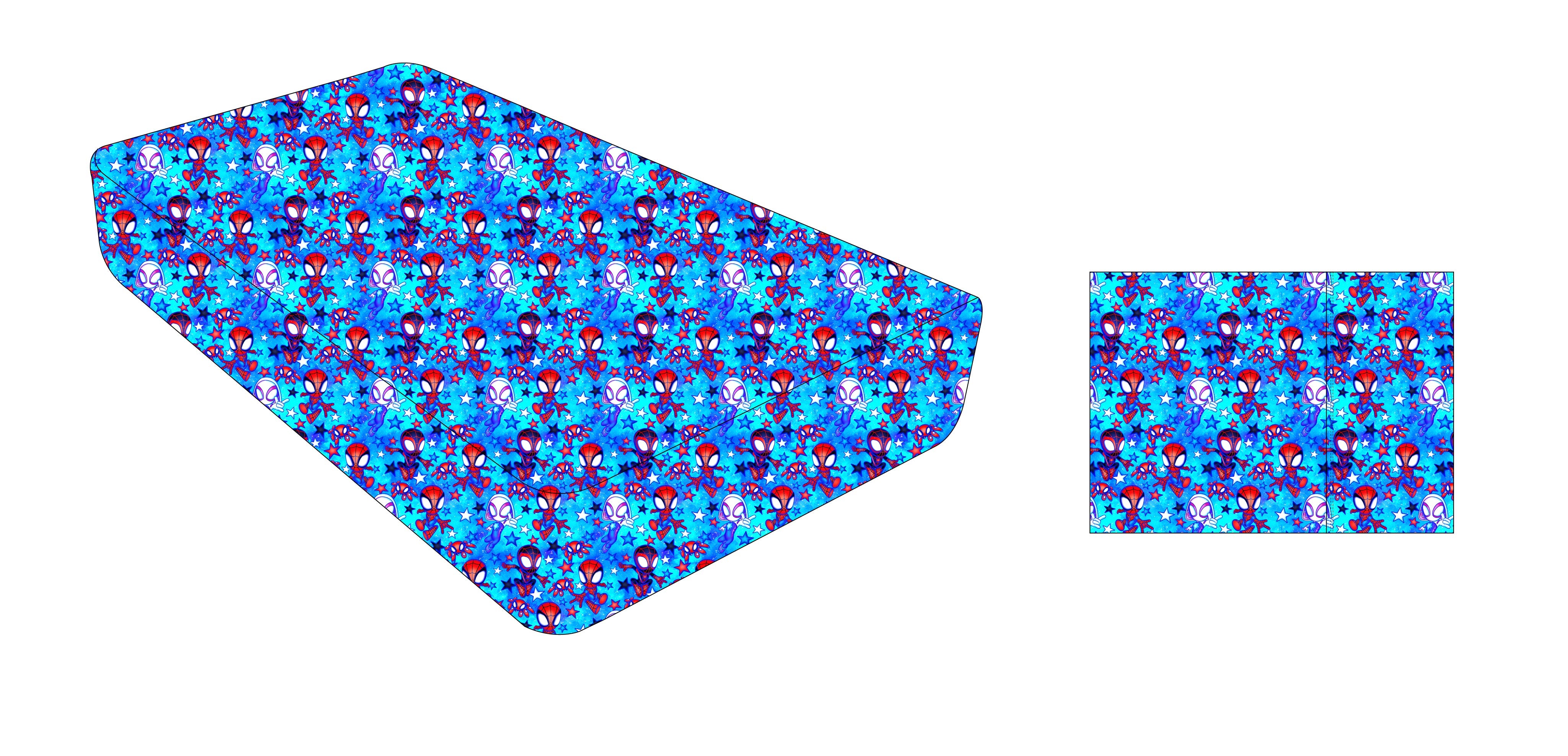 Web Rush - Twin Sheet Set