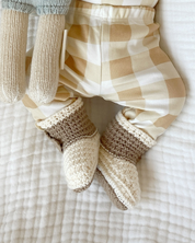 Giddy Up Booties - Cream
