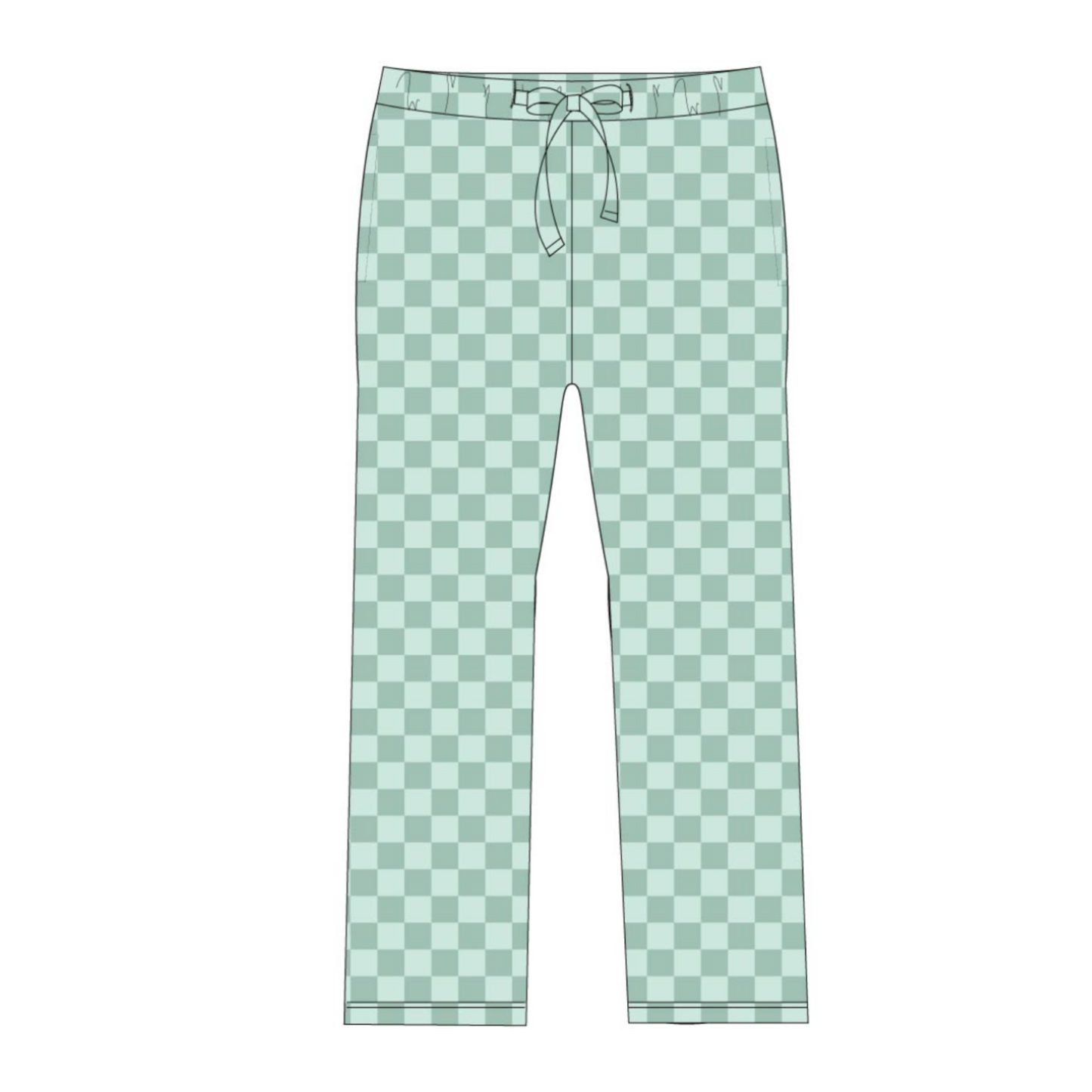 (preorder) Green Checks | Dad Pants