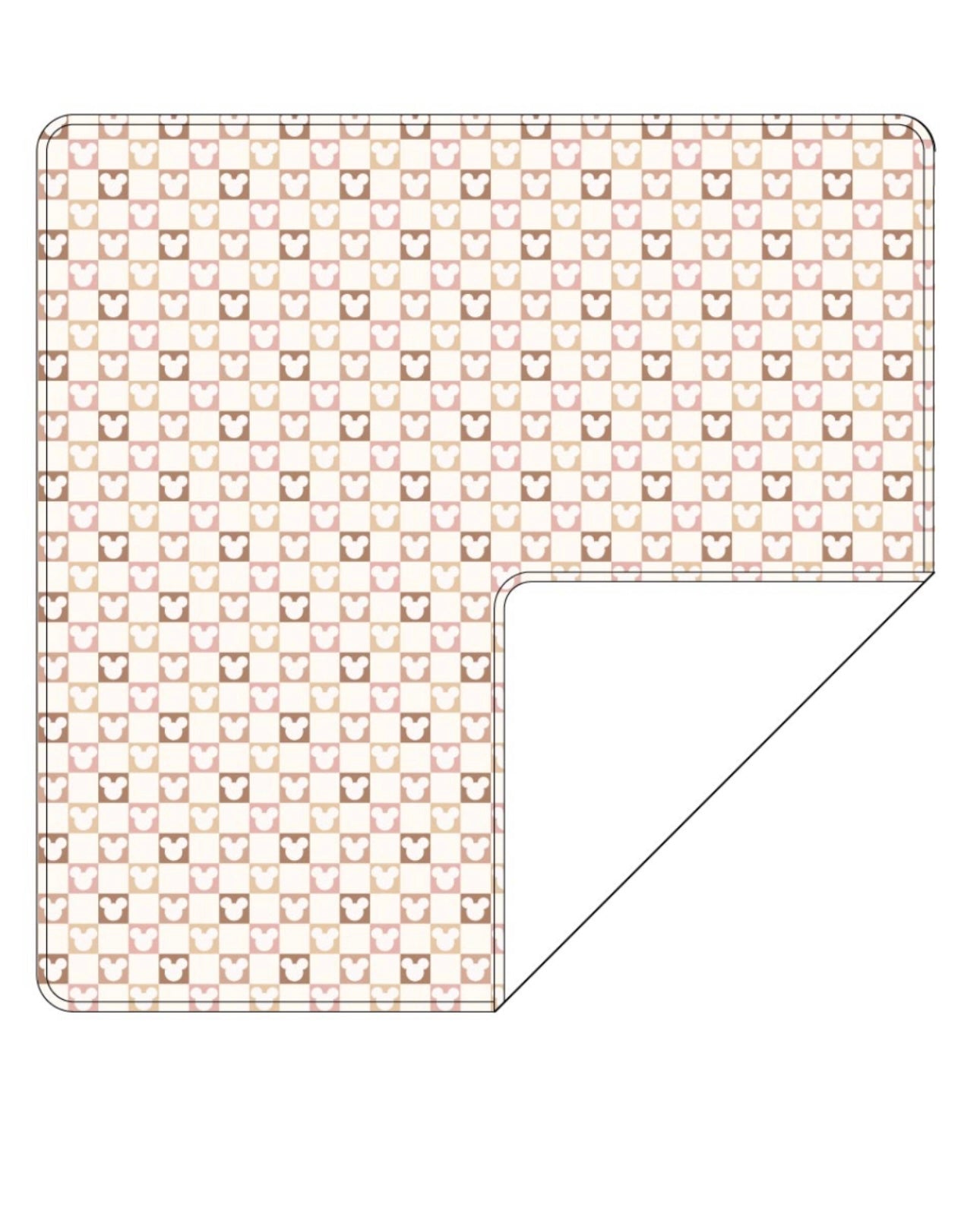 (preorder) Pink Mouse Ears | Lightweight Blanket
