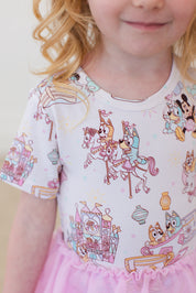 Pastel Park (Cotton Candy) - Tutu Bodysuit Dress