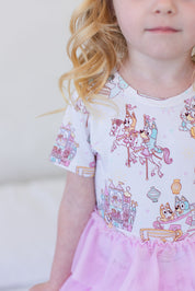 Pastel Park (Cotton Candy) - Tutu Bodysuit Dress