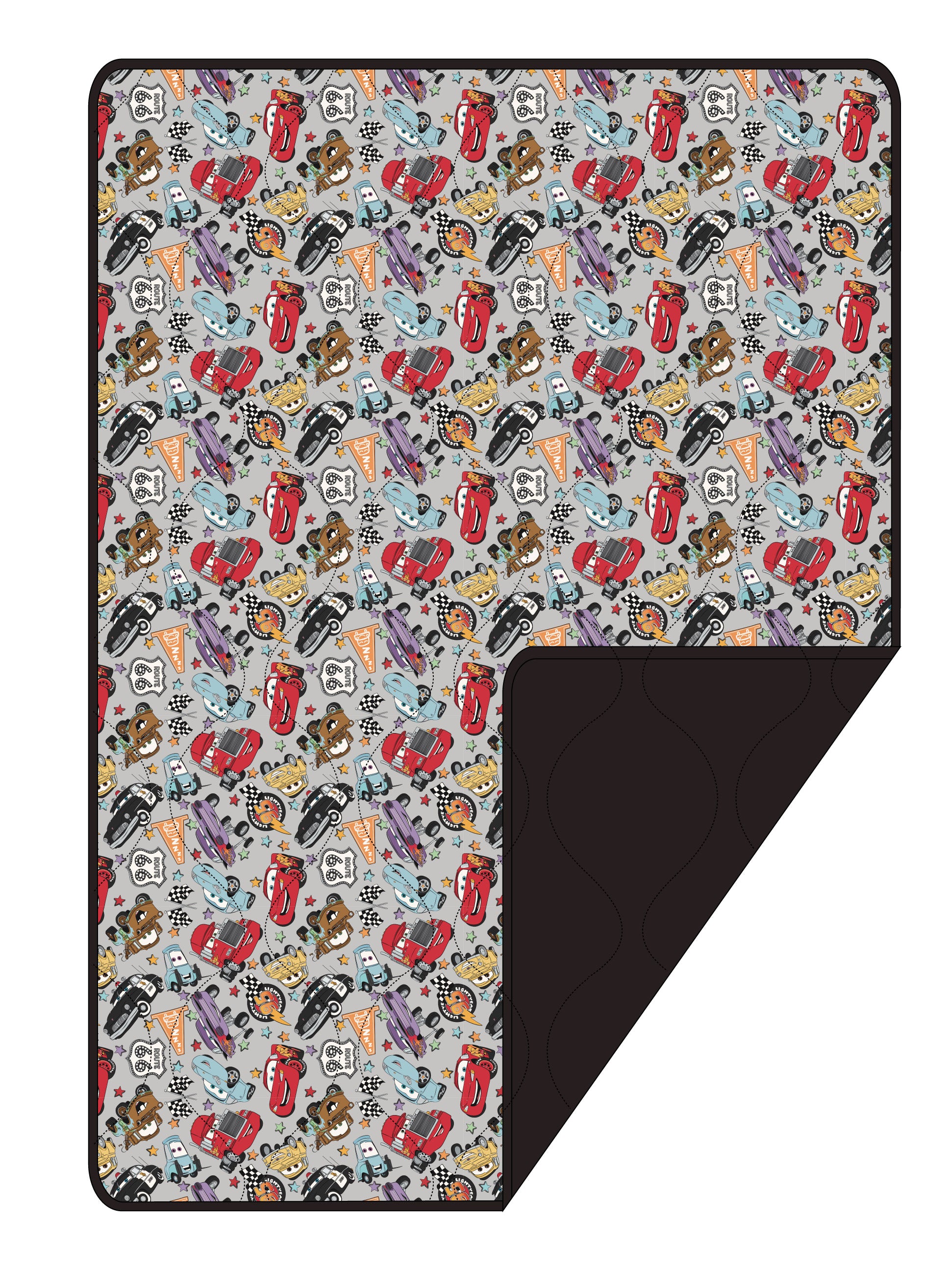 Pit Stop Party - Quilted Blanket