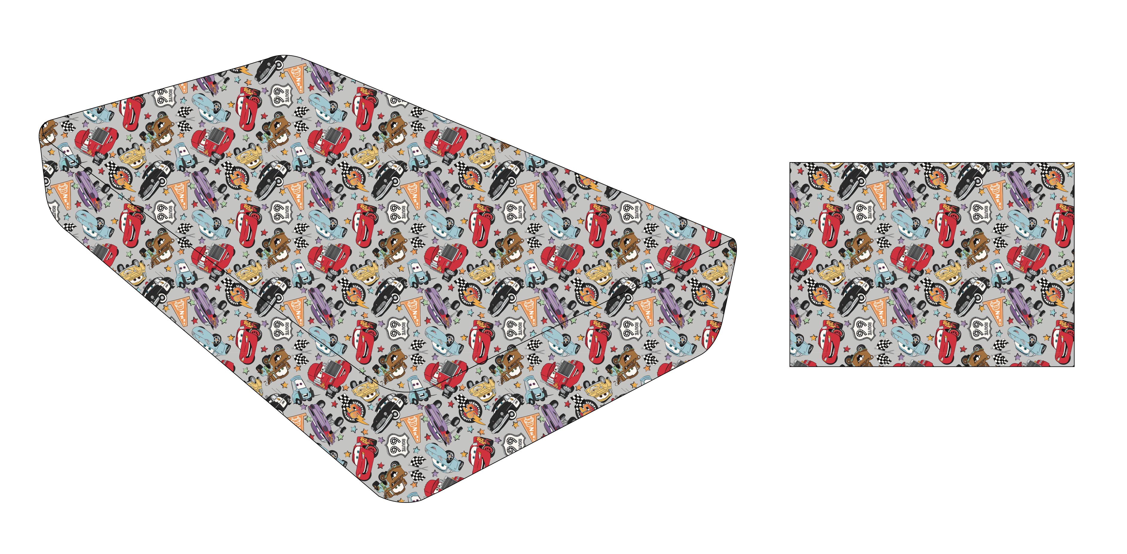 Pit Stop Party - Twin Sheet Set