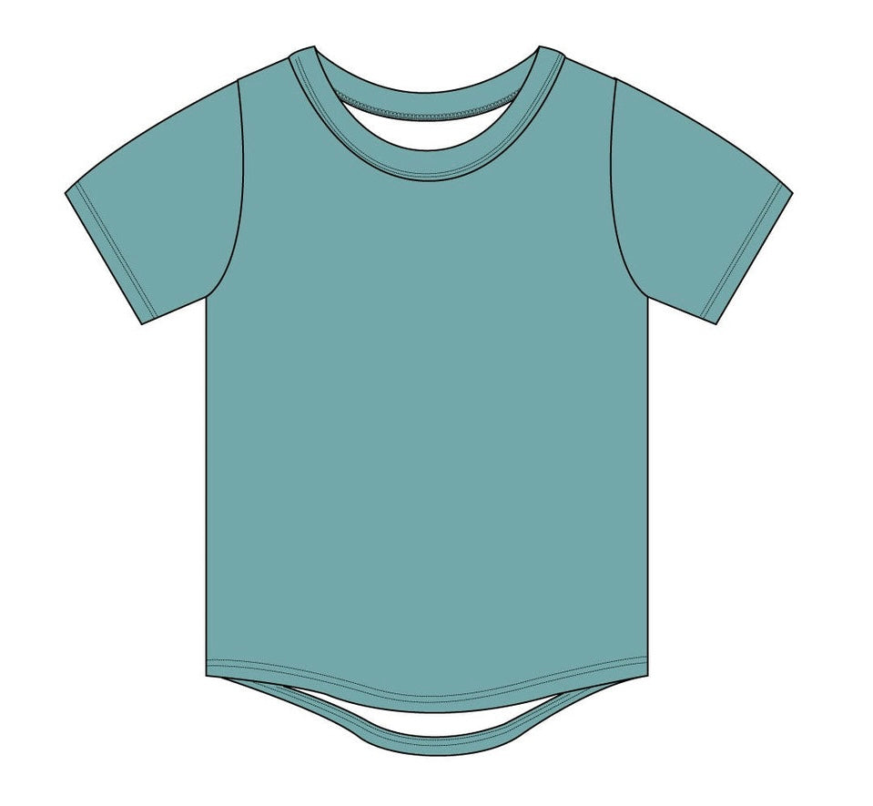Essential T-Shirt: Teal Blue