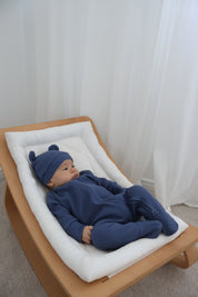 Luna + Luca Bear Waffle Set - Stormy Blue