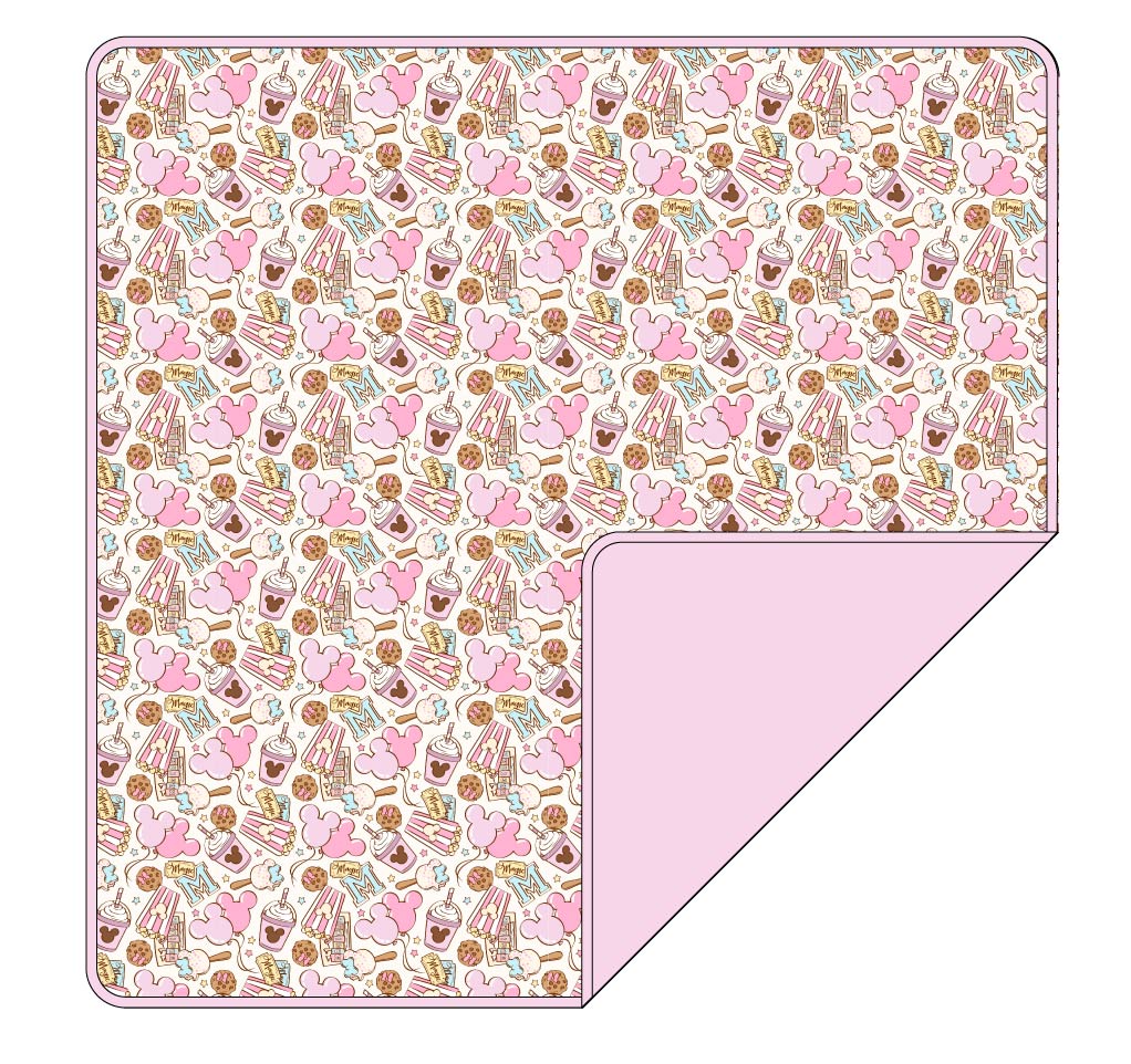 OBS • Snacks, pink | Blanket
