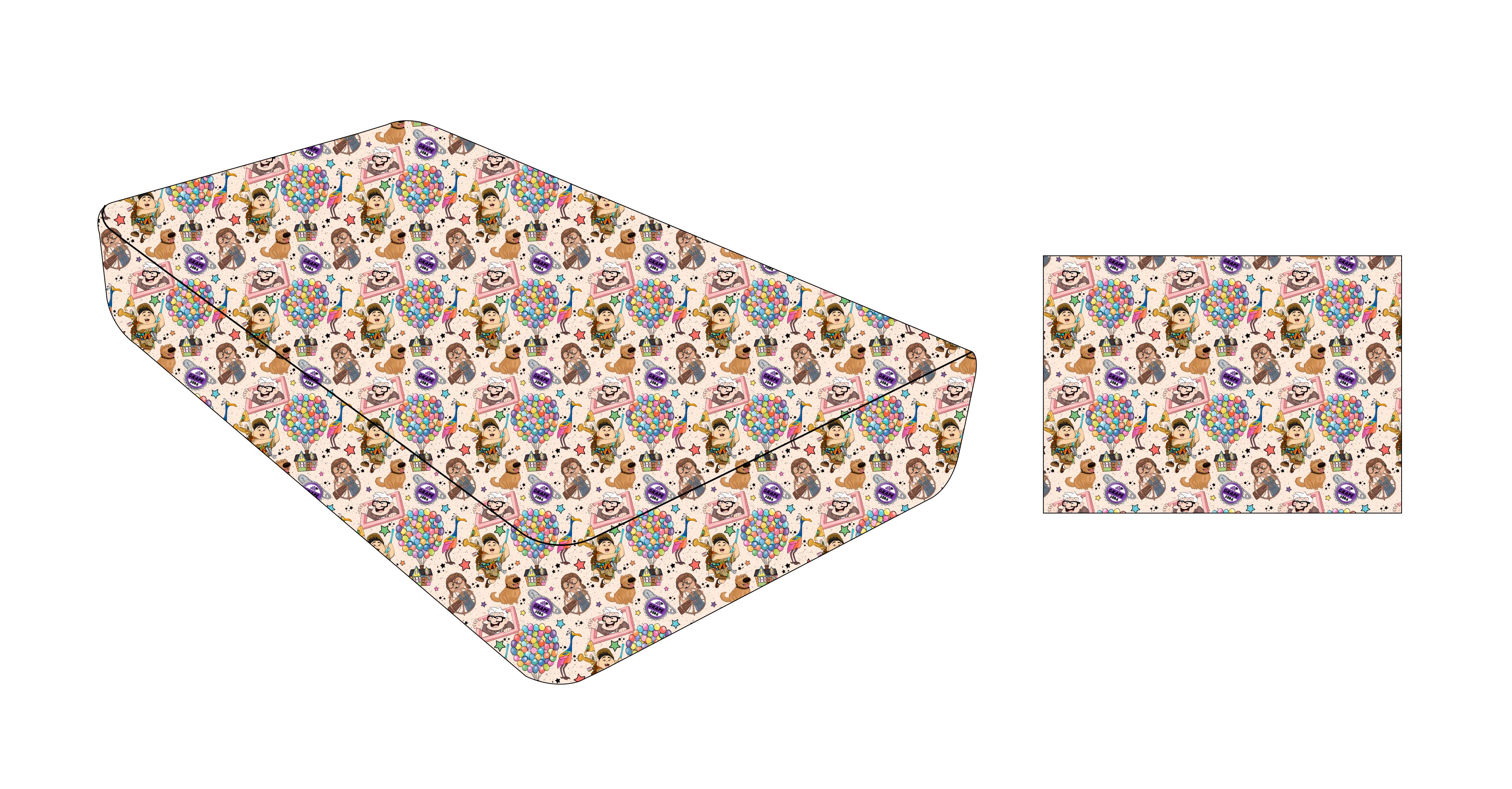 Paradise Falls - Twin Sheet Set