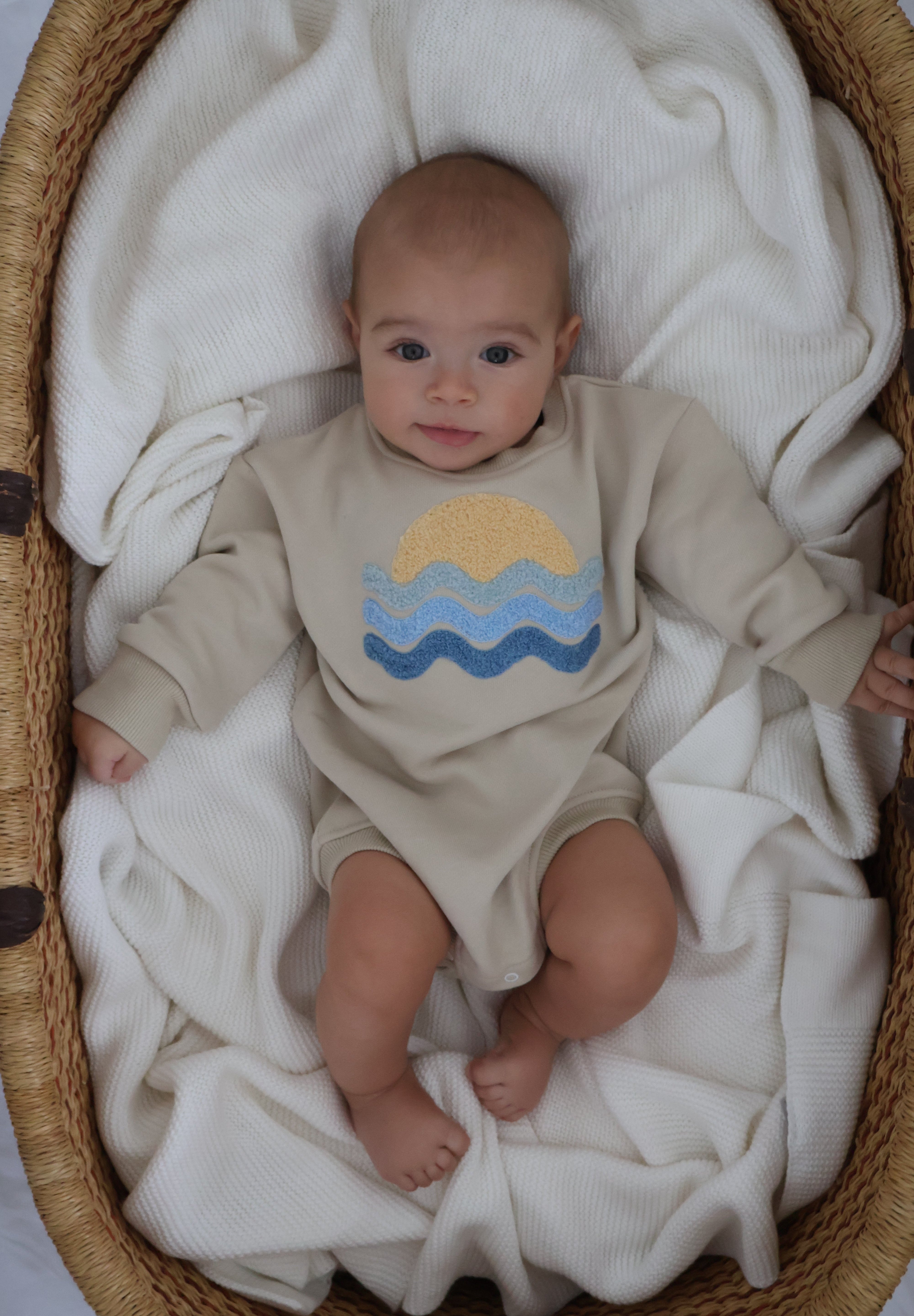 Sunset Bubble Romper