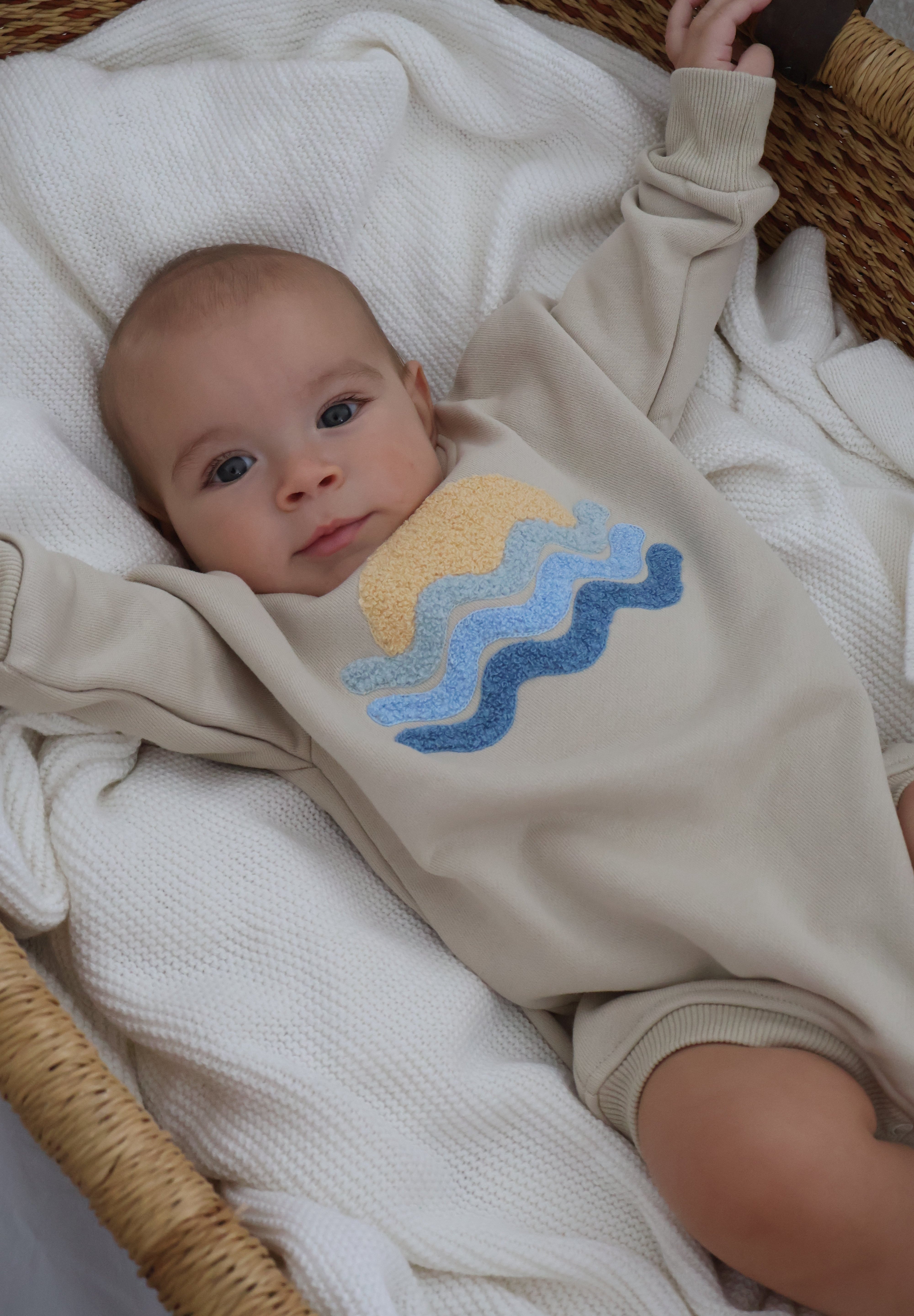 Sunset Bubble Romper