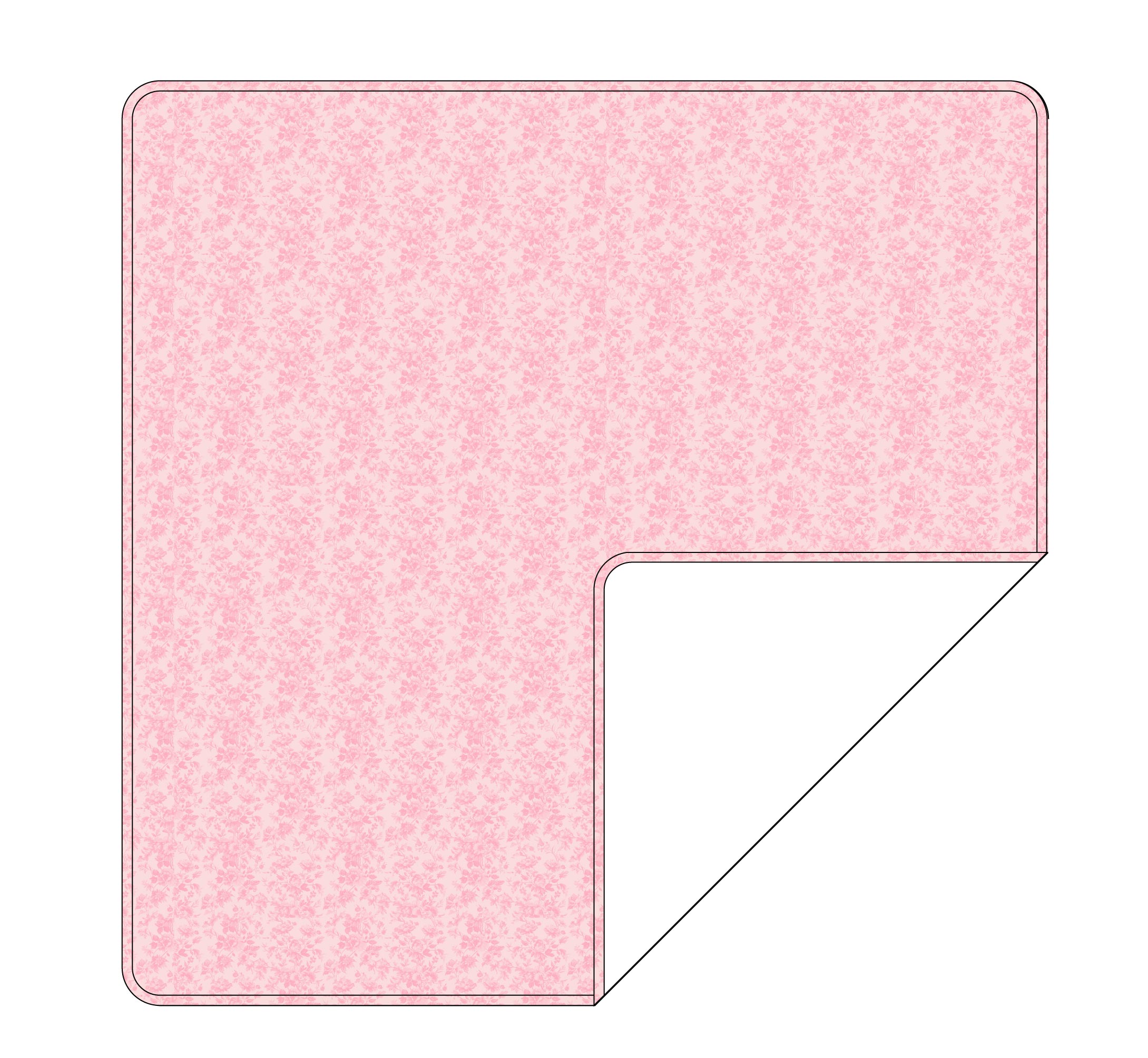 Pink Toile - Lightweight Blanket