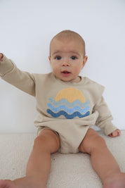 Sunset Bubble Romper