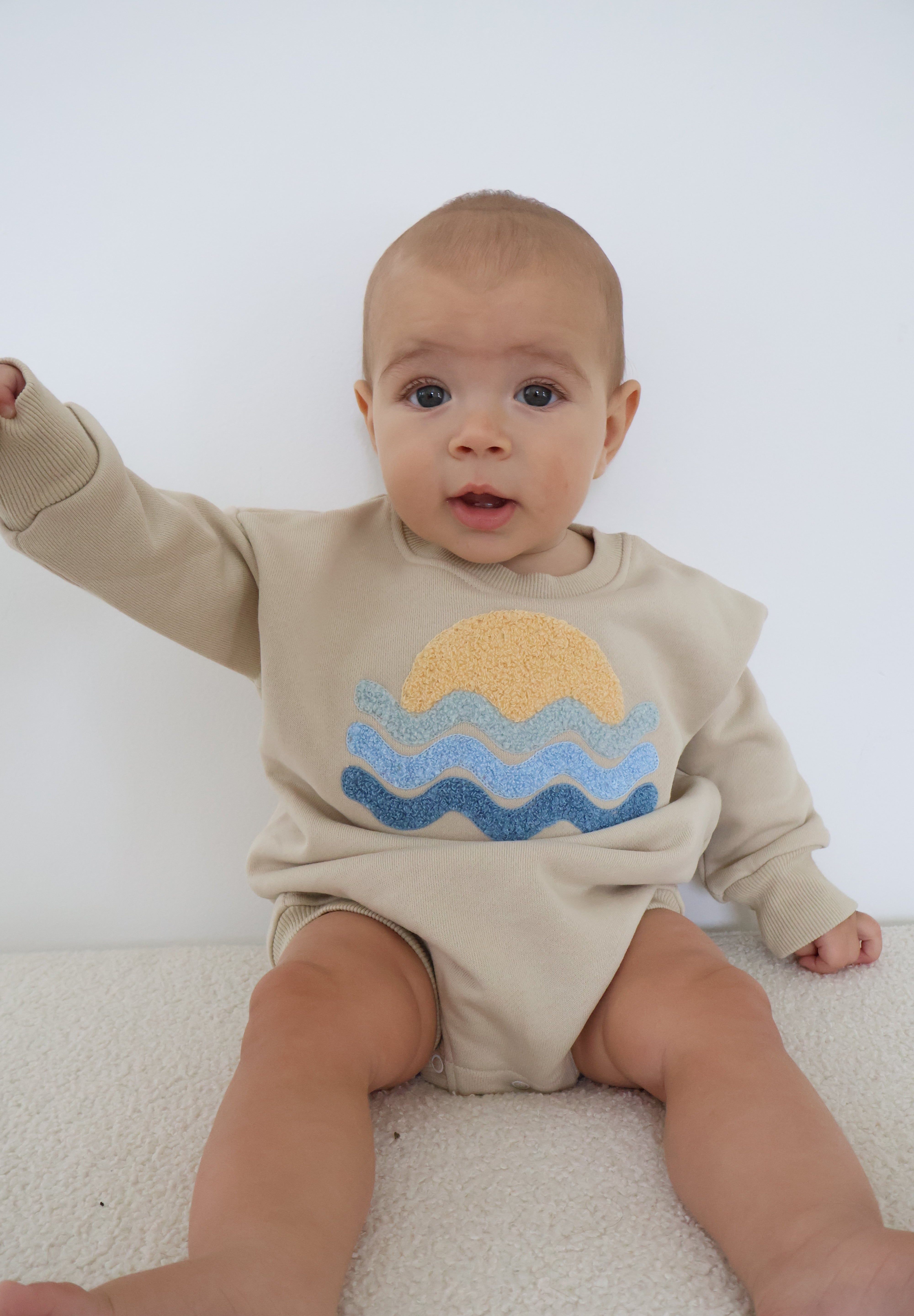 Sunset Bubble Romper