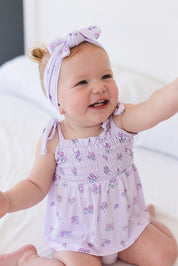 Aisley - Smocked Diaper Dress Set