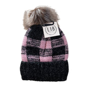 Pink Plaid - Women’s Beanie