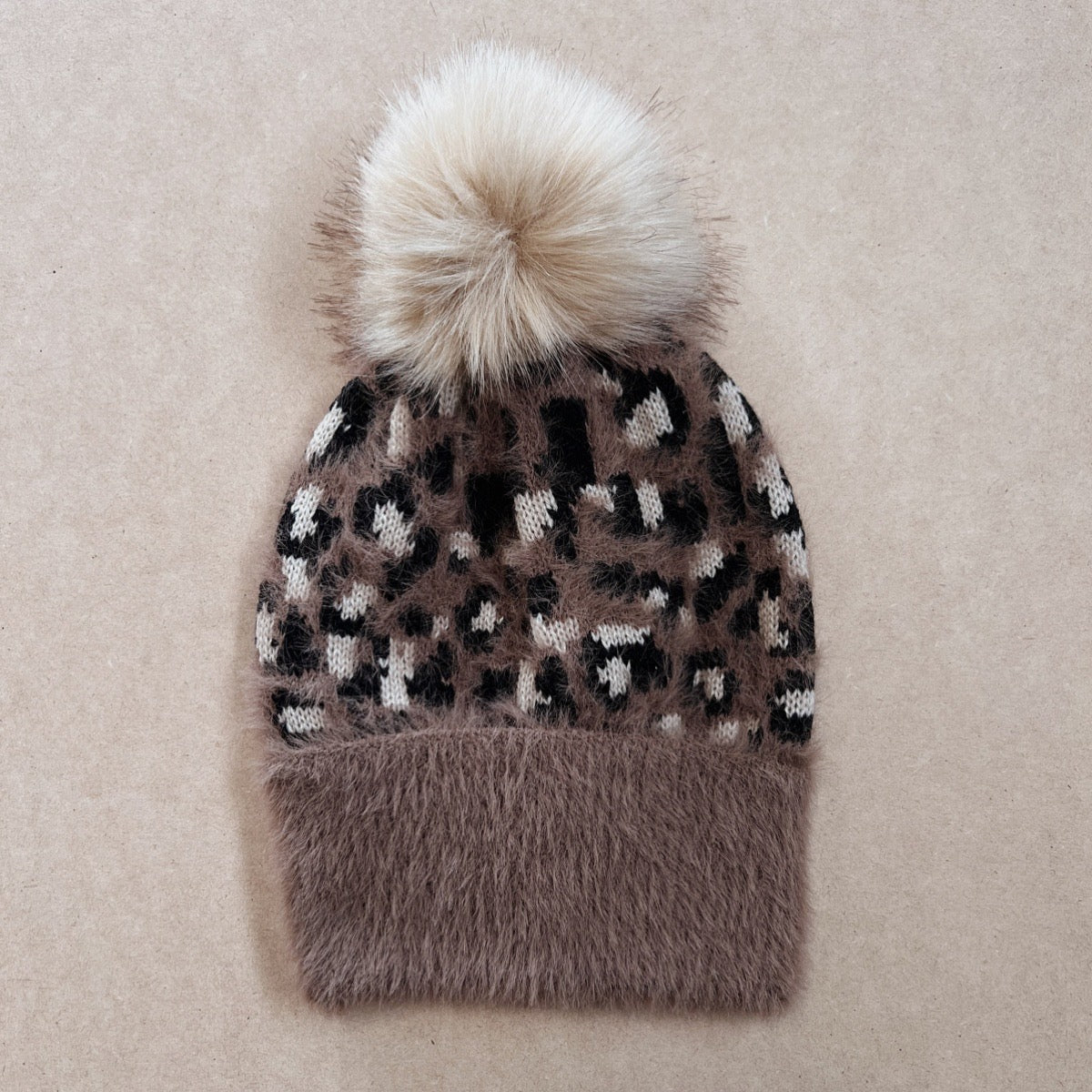Mocha Leopard - Women’s beanie