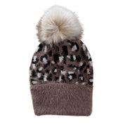 Mocha Leopard - Women’s beanie